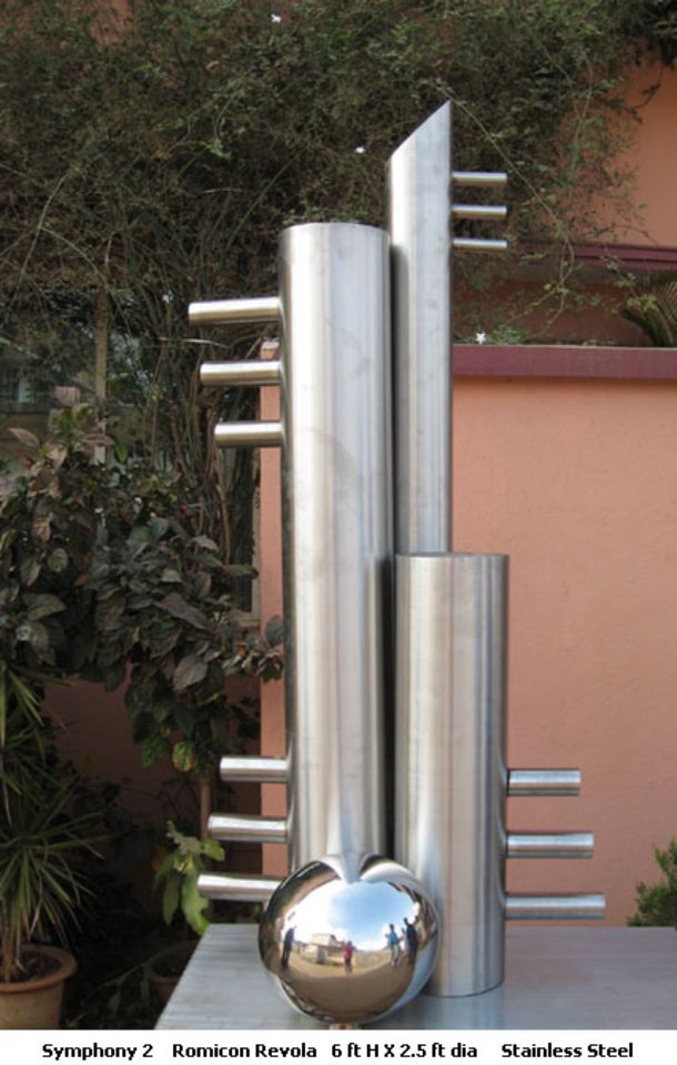 Stainless Steel Sculpture | 6 ft x 2.5 ft x 2.5 ft